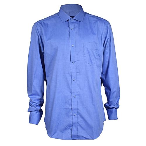 Generic Men's Formal Shirt - Blue - Shop and Go