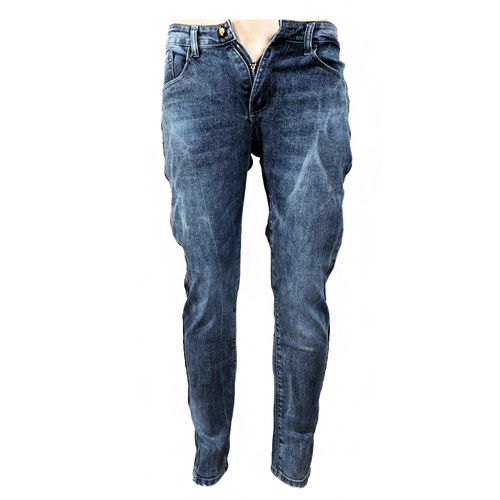 Generic Men's Slim Fit Stretchy Faded Jeans - Blue. Design may vary ...